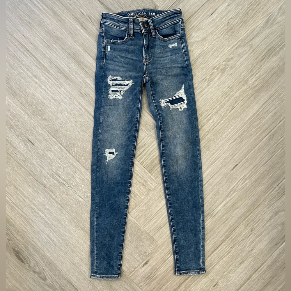 American Eagle Cozy Next Level Stretch Jeggings Size 000